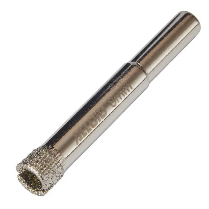 Сверло Alloid Base, корончате, алмазне, по скло та кераміці, 8мм, 2шт. (GS-50008) изображение 2