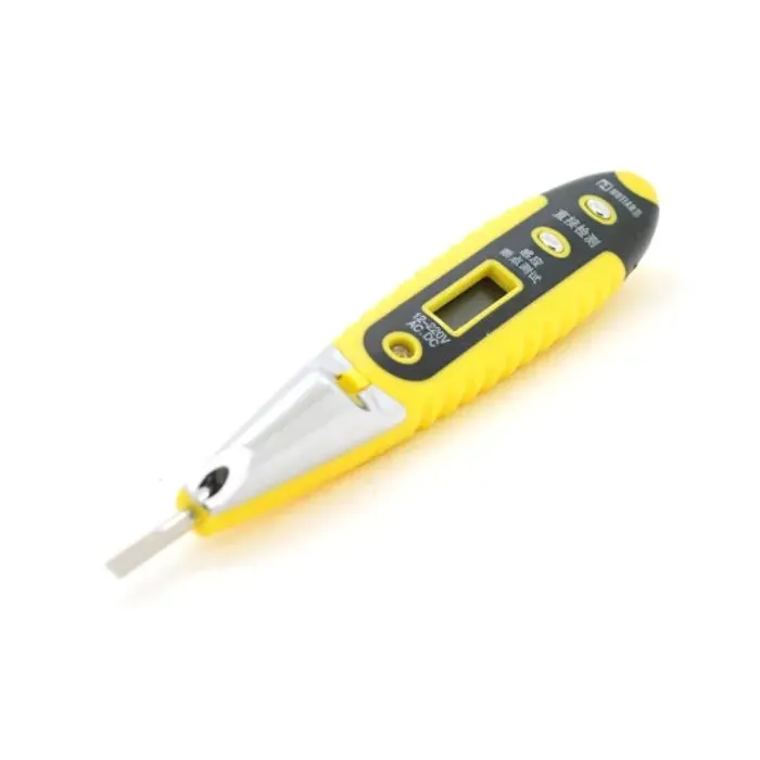 Тестер автомобильный Voltronic LD-805, 12–220V, цифровая индикация, черно-желтая ручка (LD-805)