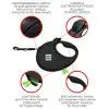 Поводок для собак WAUDOG R-leash с контейнером для пакетов "Зебра", светоотражающая лента M (256-0055) изображение 7