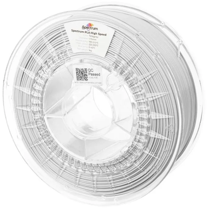 Пластик для 3D-принтера Spectrum PLA HS Premium 1.75mm 1kg Telegrey (81068)