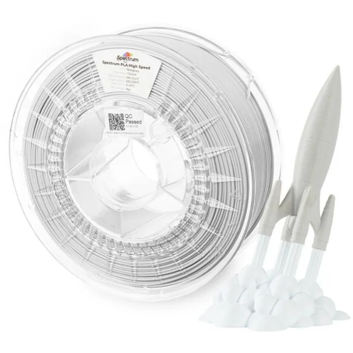 Пластик для 3D-принтера Spectrum PLA HS Premium 1.75mm 1kg Telegrey (81068) изображение 3