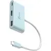 Концентратор J5create USB-C 3-in-1 1xHDMI + 1xUSB 3.2 + 1xUSB-C PD100W blue (JCA379EC-N) изображение 2