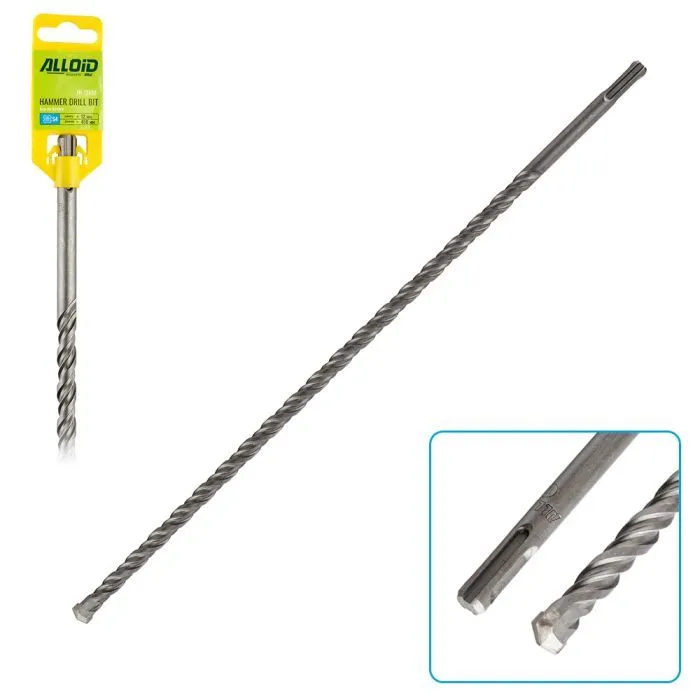 Бур Alloid по бетону, SDS-plus, S4, 12450мм (FH-12450)