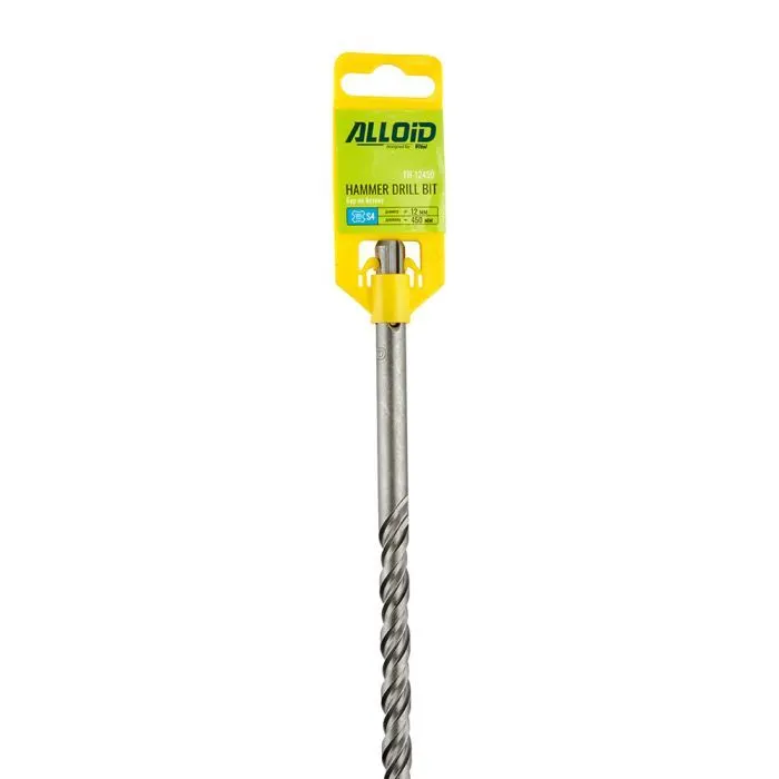 Бур Alloid по бетону, SDS-plus, S4, 12450мм (FH-12450) изображение 3