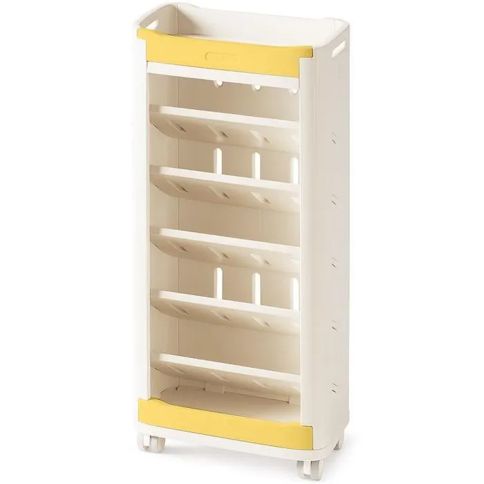 Детский стеллаж Mealux Brooks White / Yellow (KD-E041 White/Yellow)