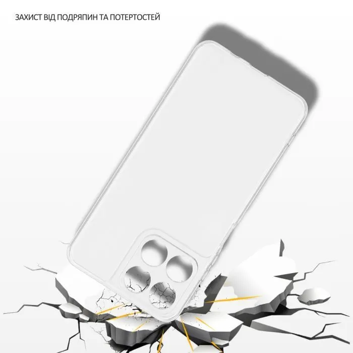 Чехол для мобильного телефона BeCover Silicone Motorola Moto G57 Transparent (716054) изображение 4