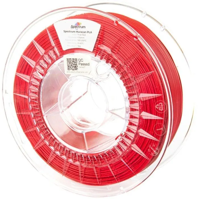 Пластик для 3D-принтера Spectrum PLA Huracan 1.75mm 1kg TRUE RED (80931)
