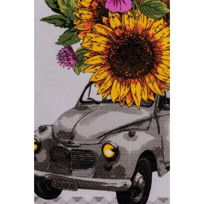Рушник Прованс кухонний вафельний Соняхи в авто 34 х 58 см (044951) зображення 4
