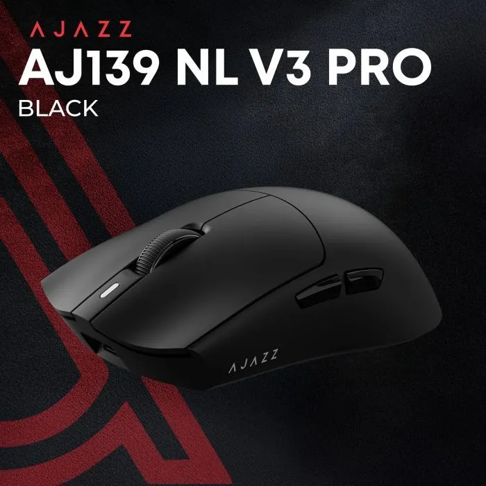 Мишка Ajazz AJ139 Near Link V3 Pro+ Wireless/Bluetooth/USB Black (AJ139-NL-V3-PRO-B) зображення 3