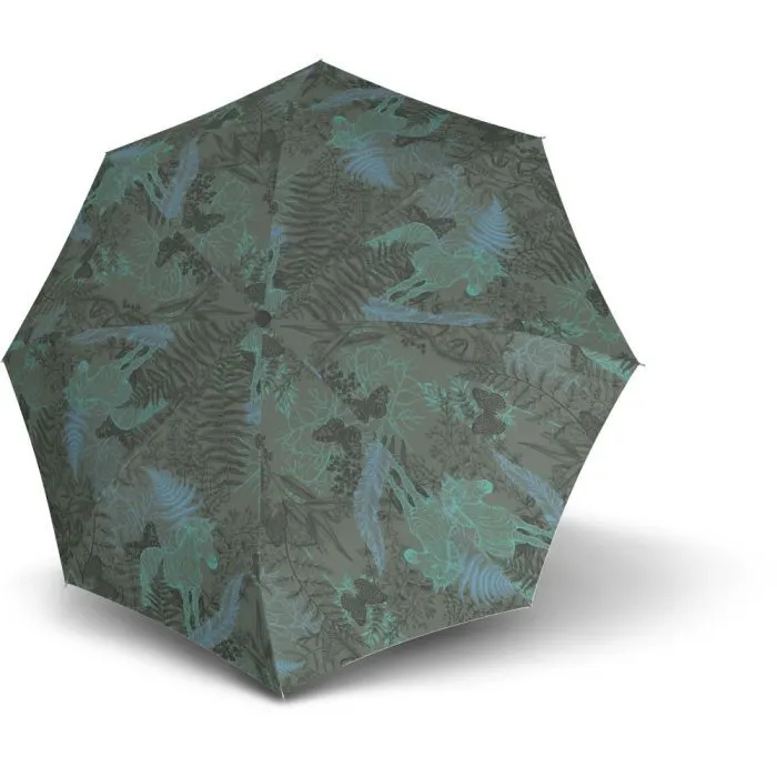 Зонт Knirps A.200 Medium Duomatic Savannah Emerald автомат, складана (Kn95-7201-8897) изображение 2