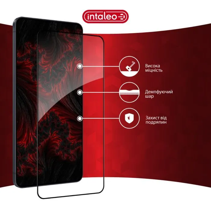 Скло захисне Intaleo Full Glue ESD Samsung S25 Edge Black (1283126630156) зображення 5