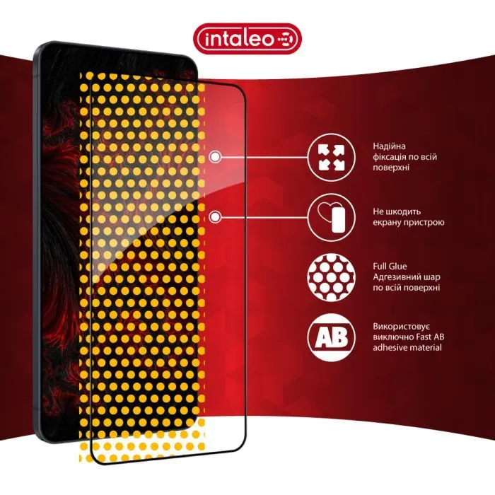 Скло захисне Intaleo Full Glue ESD Samsung S25 Edge Black (1283126630156) зображення 7