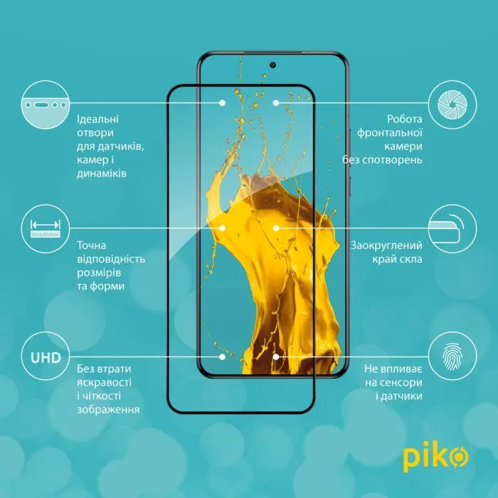 Скло захисне Piko Full Glue ESD Xiaomi 15 Ultra Black (1283126625404) зображення 3