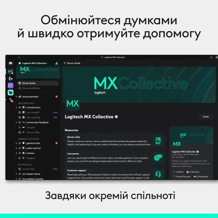 Набор блогера Logitech MX Keypad USB Type-C Pale Grey (920-013892) изображение 12