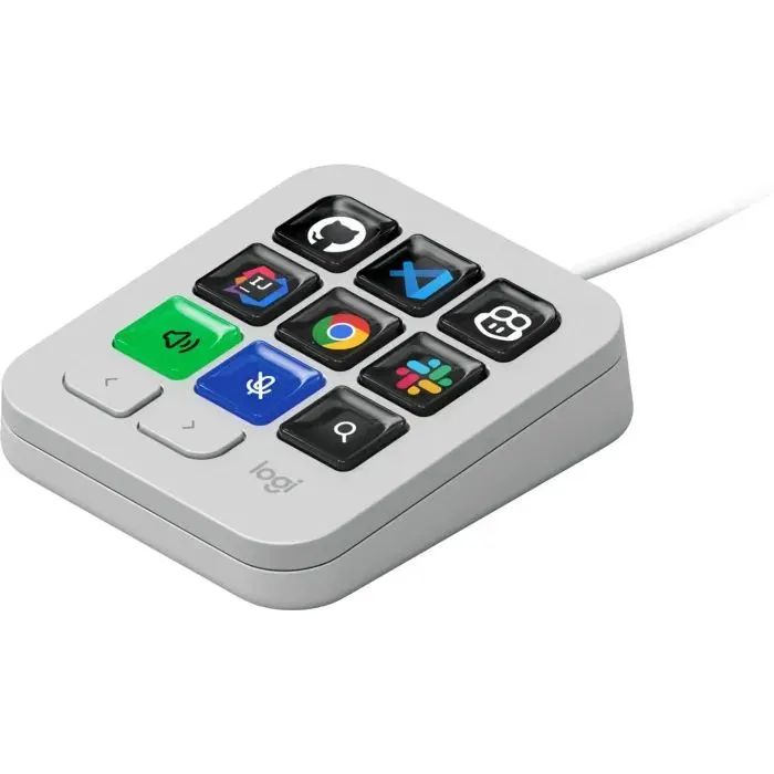 Набор блогера Logitech MX Keypad USB Type-C Pale Grey (920-013892)