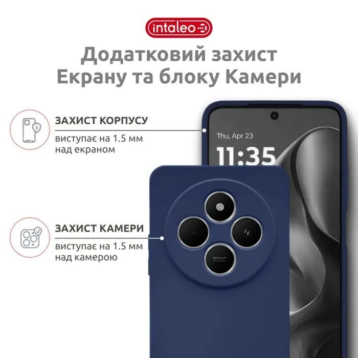 Чохол до мобільного телефона Intaleo SoftShell Xiaomi Redmi 14C Blue (1283126606786) зображення 2