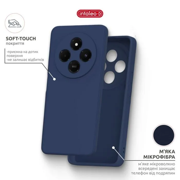 Чохол до мобільного телефона Intaleo SoftShell Xiaomi Redmi 14C Blue (1283126606786) зображення 4