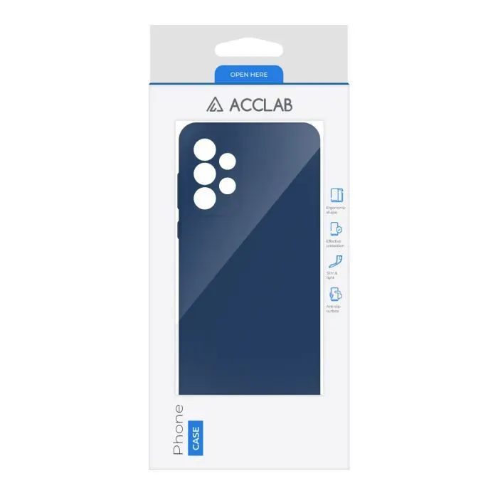 Чохол до мобільного телефона ACCLAB SoftShell Samsung Galaxy A72 Blue (1283126560873) зображення 2