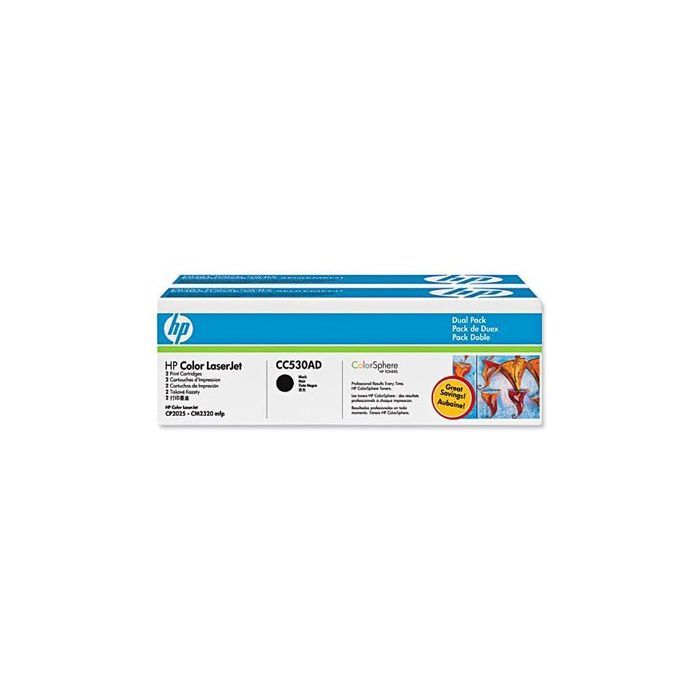 Картридж HP CLJ  304A Black Dual Pack, CP2025/ CM2320 (CC530AD)