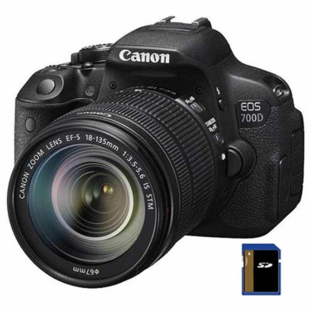 Цифровий фотоапарат Canon EOS 700D 18-135 STM lens kit (8596B038)
