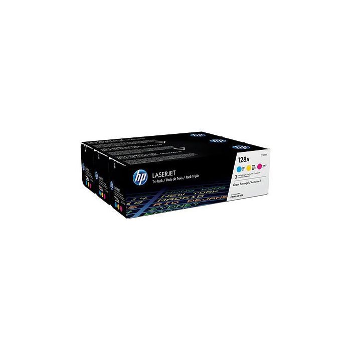 Картридж HP CLJ  128A CMY Tri-Pack, CP1525/CM1415 (CE321/322/323) (CF371AM)