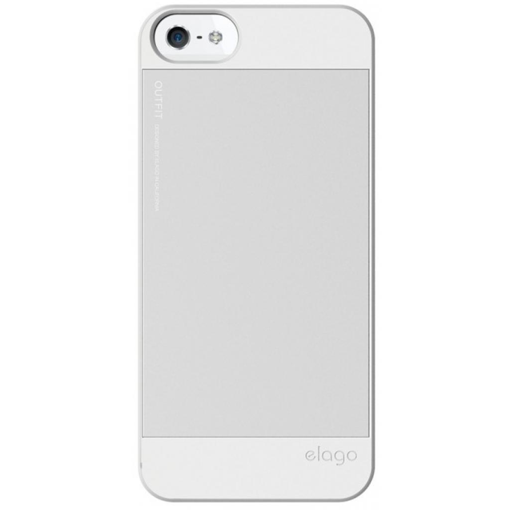 Чохол до мобільного телефона Elago для iPhone 5 /Outfit Aluminum/White (ELS5OF-WH-RT) зображення 2