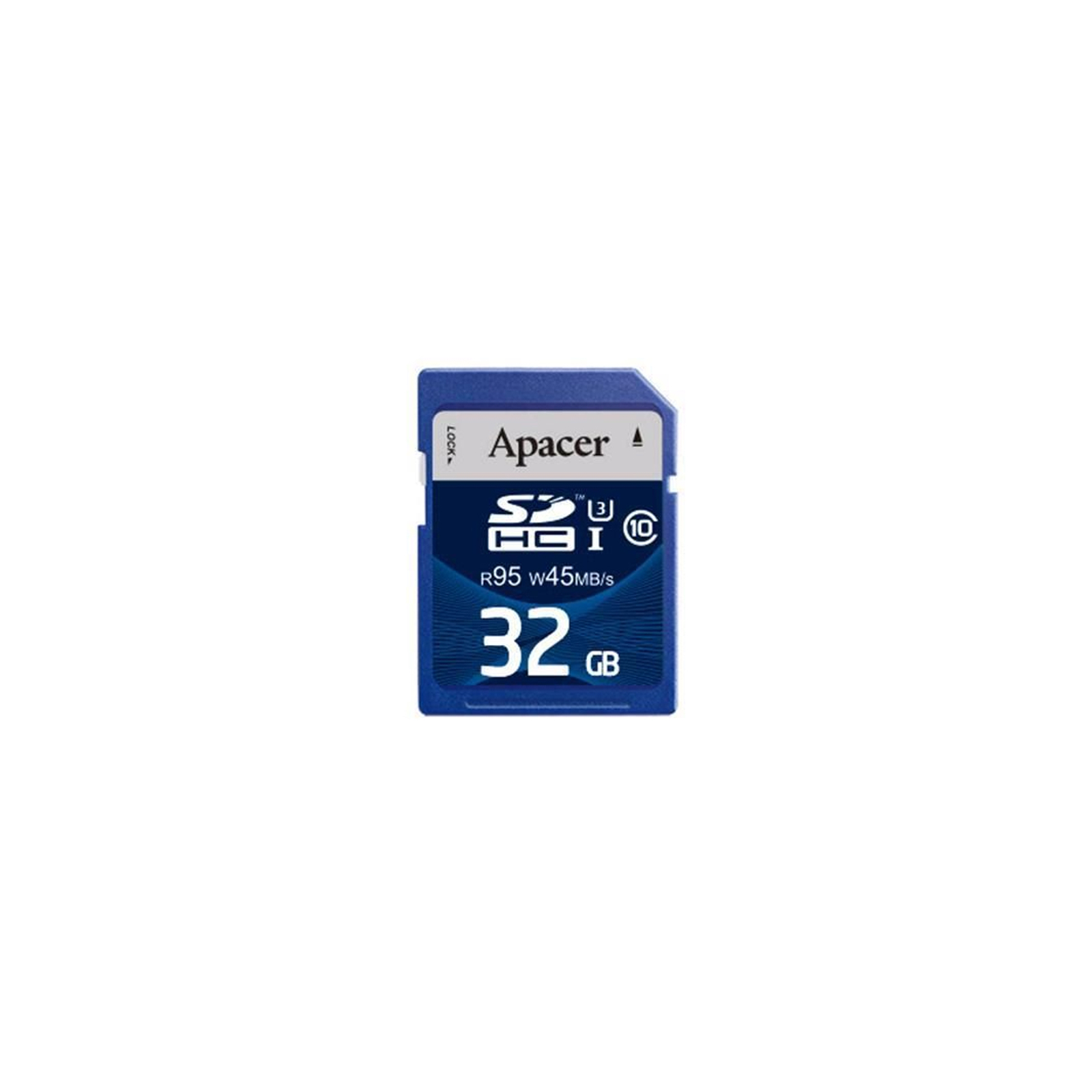 Карта памяти Apacer 32GB SDHC UHS-I 95/45 Class10 (AP32GSDHC10U3-R)