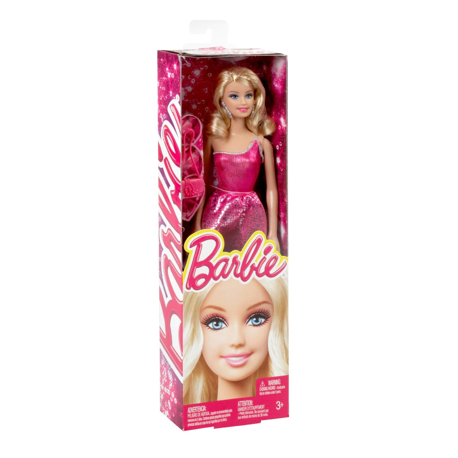 Кукла Barbie Блестящая в розовом платье (T7580-3) изображение 3