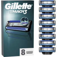 Фото - Станок / лезвие Gillette Змінні касети  Mach3 8 шт.  301426023 (/8700216066556)