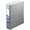 Папка - реєстратор Buromax А4, 70мм, JOBMAX PP, gray, built-up (BM.3011-09c)