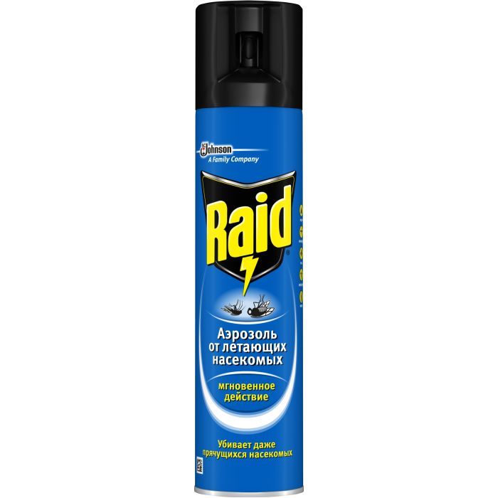 Аэрозоль от насекомых Raid от мух, ос и комаров 300 мл (5010182990728) изображение 2