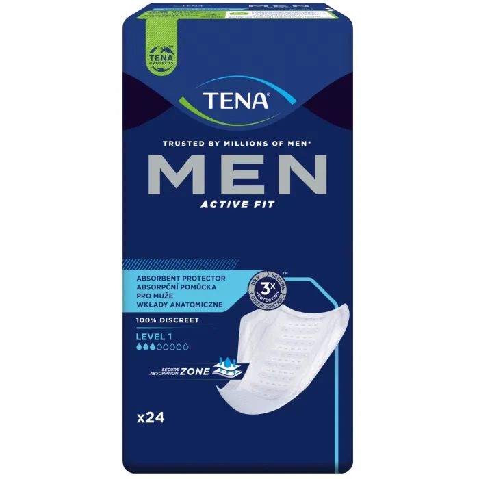 Урологічні прокладки Tena for Men Level 1 24 шт. (7322540426359/7322541493053) зображення 2