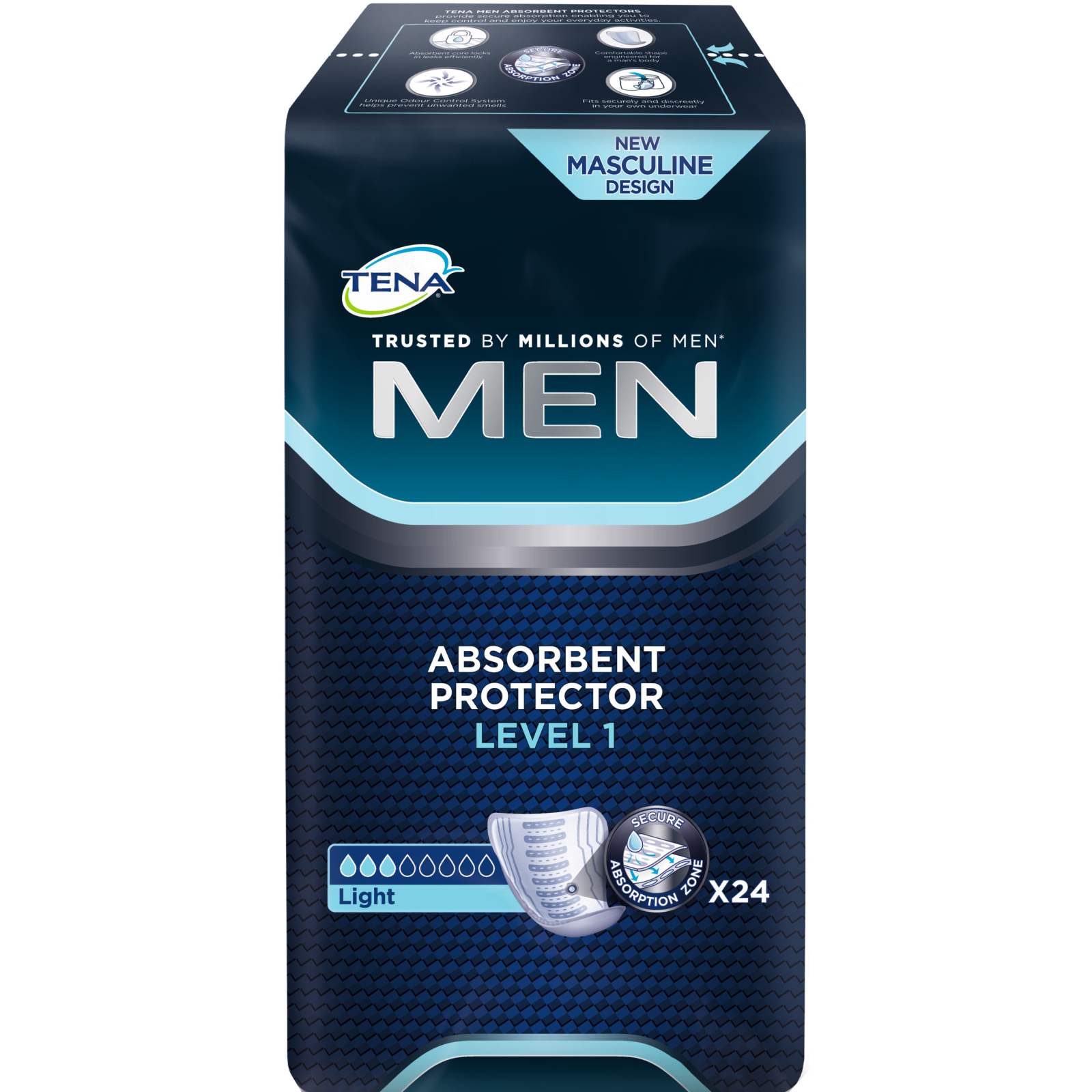 Урологические прокладки Tena for Men Level 1 12 шт. (7322540426335) изображение 2