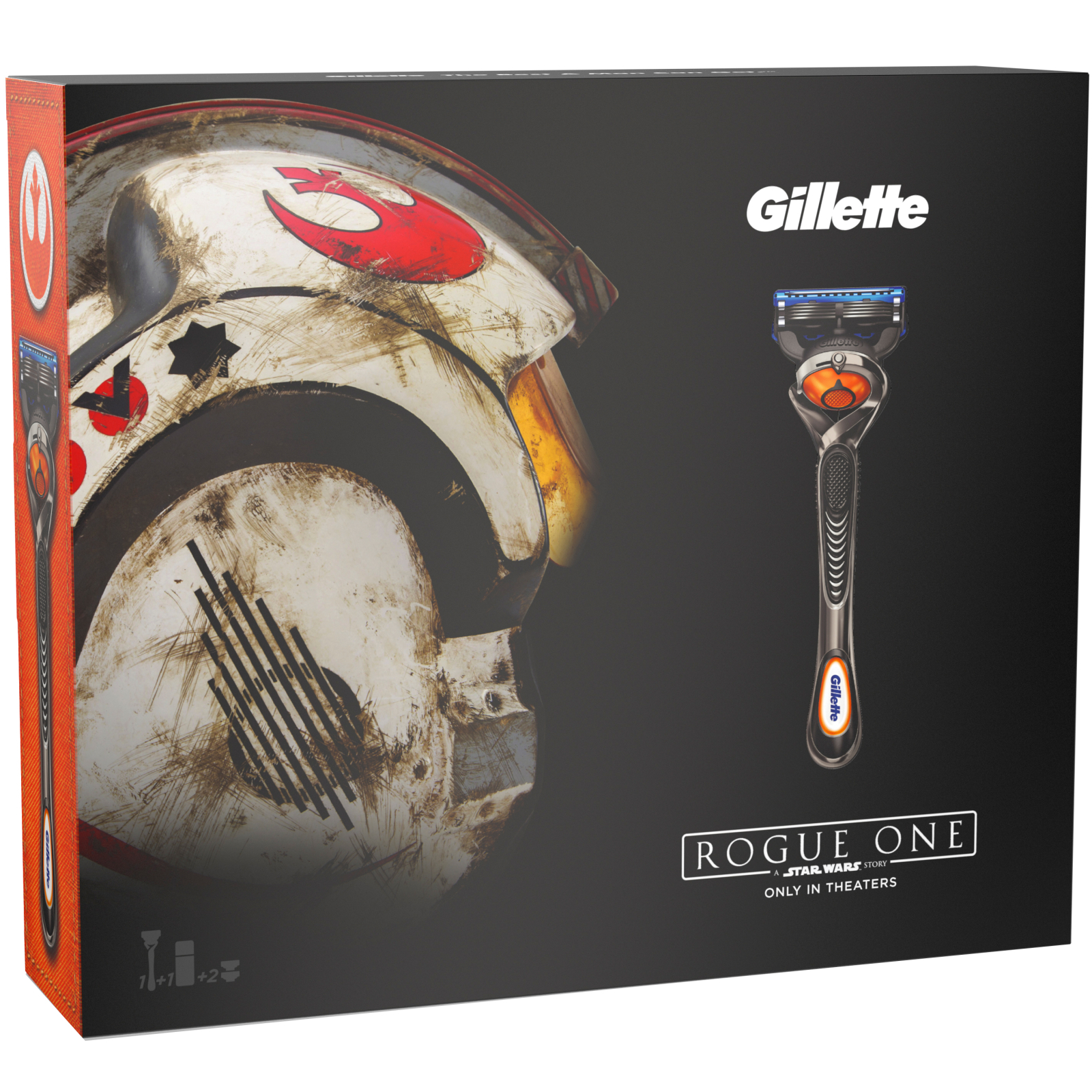 Набор для бритья Gillette Бритва Fusion ProShiel+3 сменные кассеты+Гель Sport 170 мл (7702018423682) изображение 2