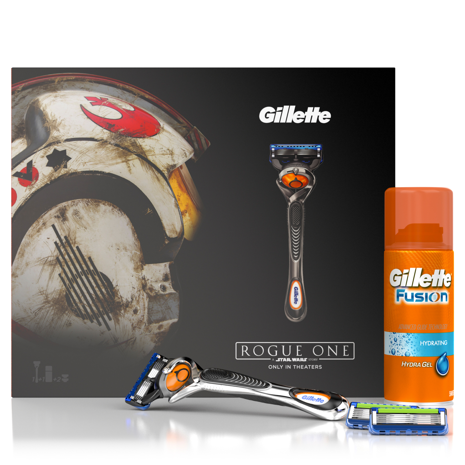 Набір для гоління Gillette Бритва Fusion ProShiel+3 сменные кассеты+Гель Sport 170 мл (7702018423682) зображення 4