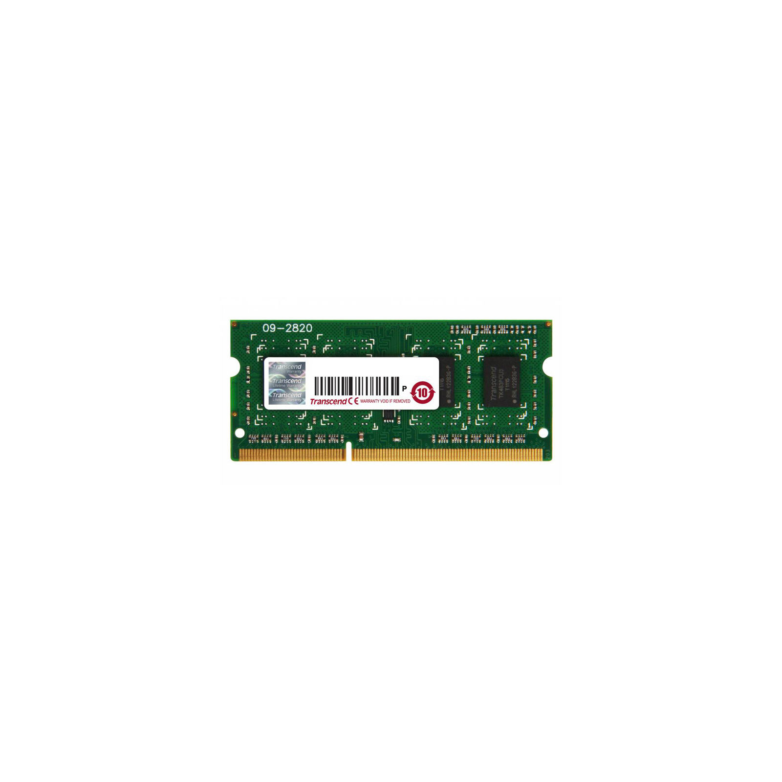 Модуль пам'яті для ноутбука SoDIMM DDR3L 2GB 1600 MHz Transcend (TS256MSK64W6X)