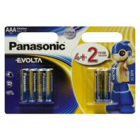 Фото - Акумулятор / батарейка Panasonic Батарейка  AAA LR03 Evolta * 6(4+2)  LR03EGE/6B2F (LR03EGE/6B2F)
