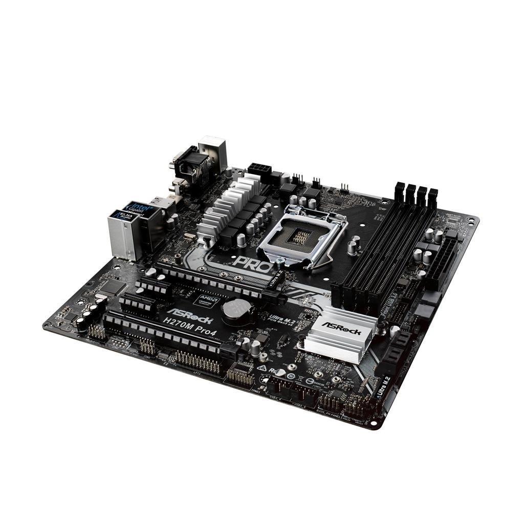 Материнська плата ASRock H270M PRO4 ціни в Києві та Українi - купити в ...