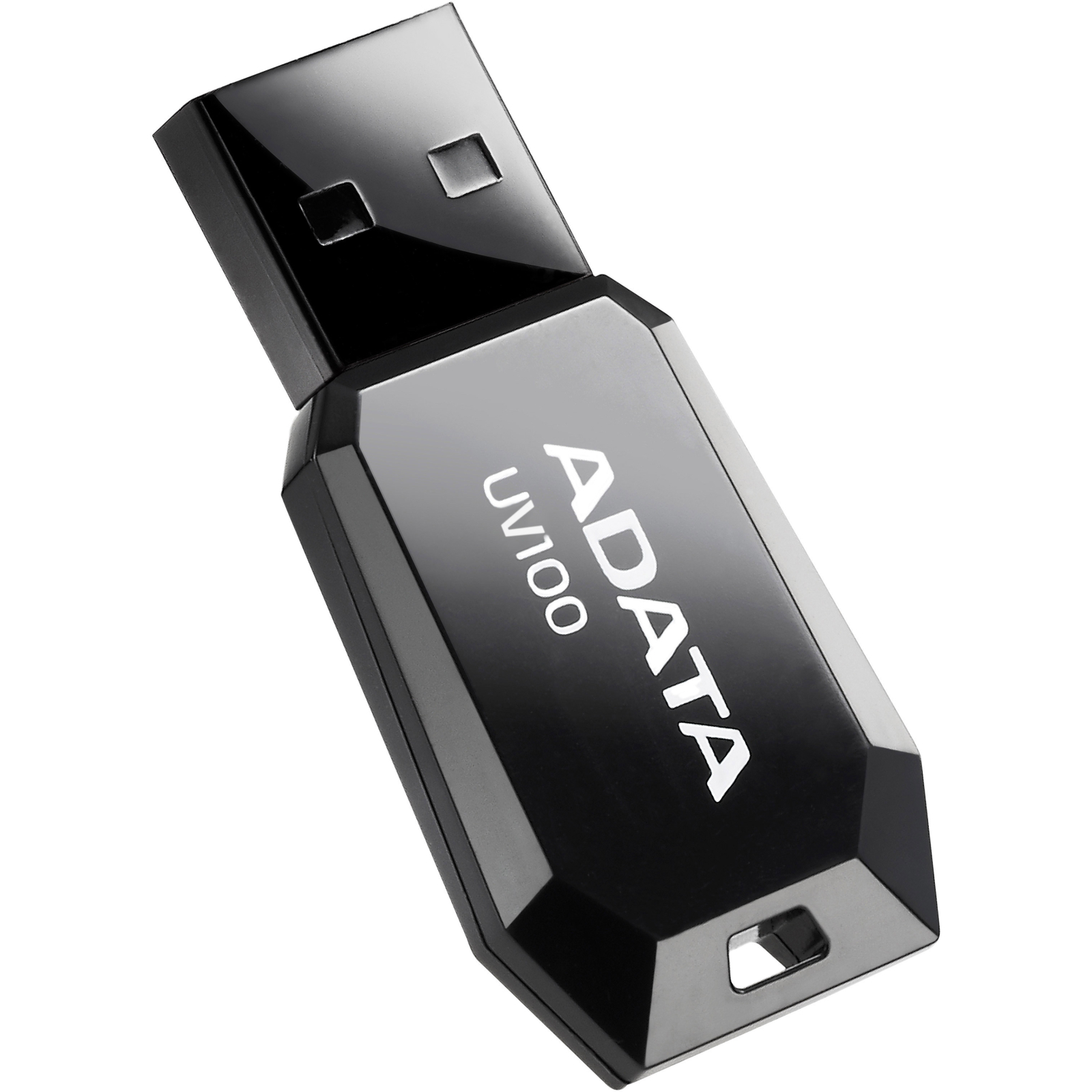 USB флеш накопичувач ADATA 8GB DashDrive UV100 Black USB 2.0 (AUV100-8G-RBK) зображення 3