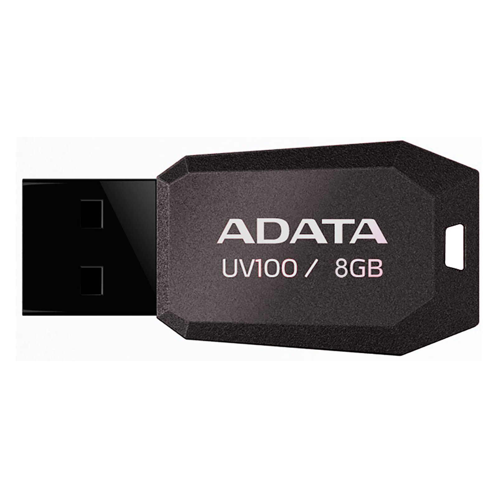 USB флеш накопичувач ADATA 8GB DashDrive UV100 Black USB 2.0 (AUV100-8G-RBK)