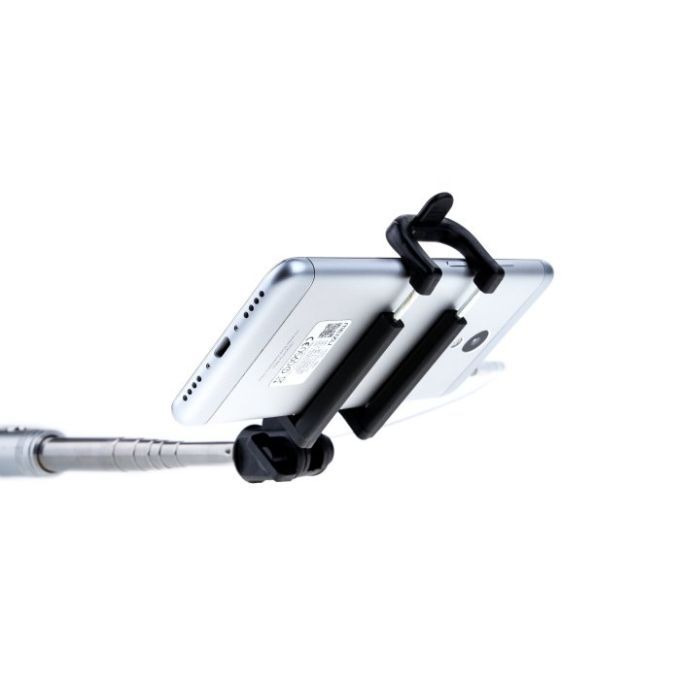 Монопод для селфі Grand-X Metallic Jack 3,5 U-крепление 170-750мм Silver (MPGJMS) зображення 4