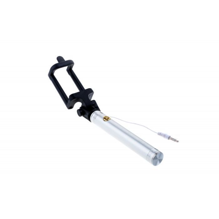 Монопод для селфі Grand-X Metallic Jack 3,5 U-крепление 170-750мм Silver (MPGJMS) зображення 7