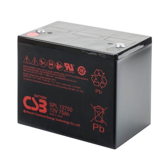 Батарея к ИБП CSB 12В 80 Ач (GPL12750)