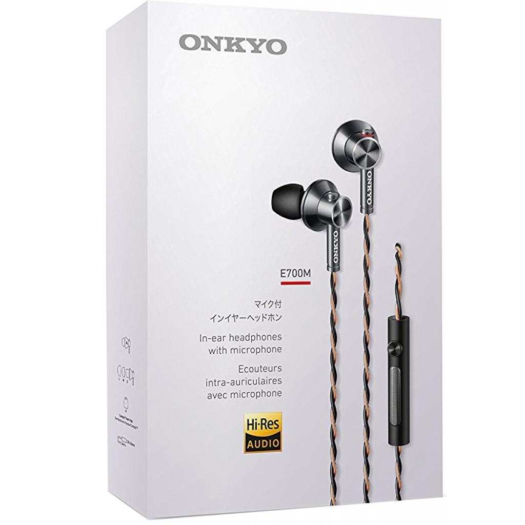 Навушники Onkyo E700MB Mic Black (E700MB/00) зображення 5