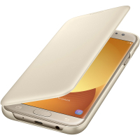Чехол для мобильного телефона Samsung для J7 (2017)/J730-EF-WJ730CFEGRU - Wallet Cover (Gold) (EF-WJ730CFEGRU) изображение 3