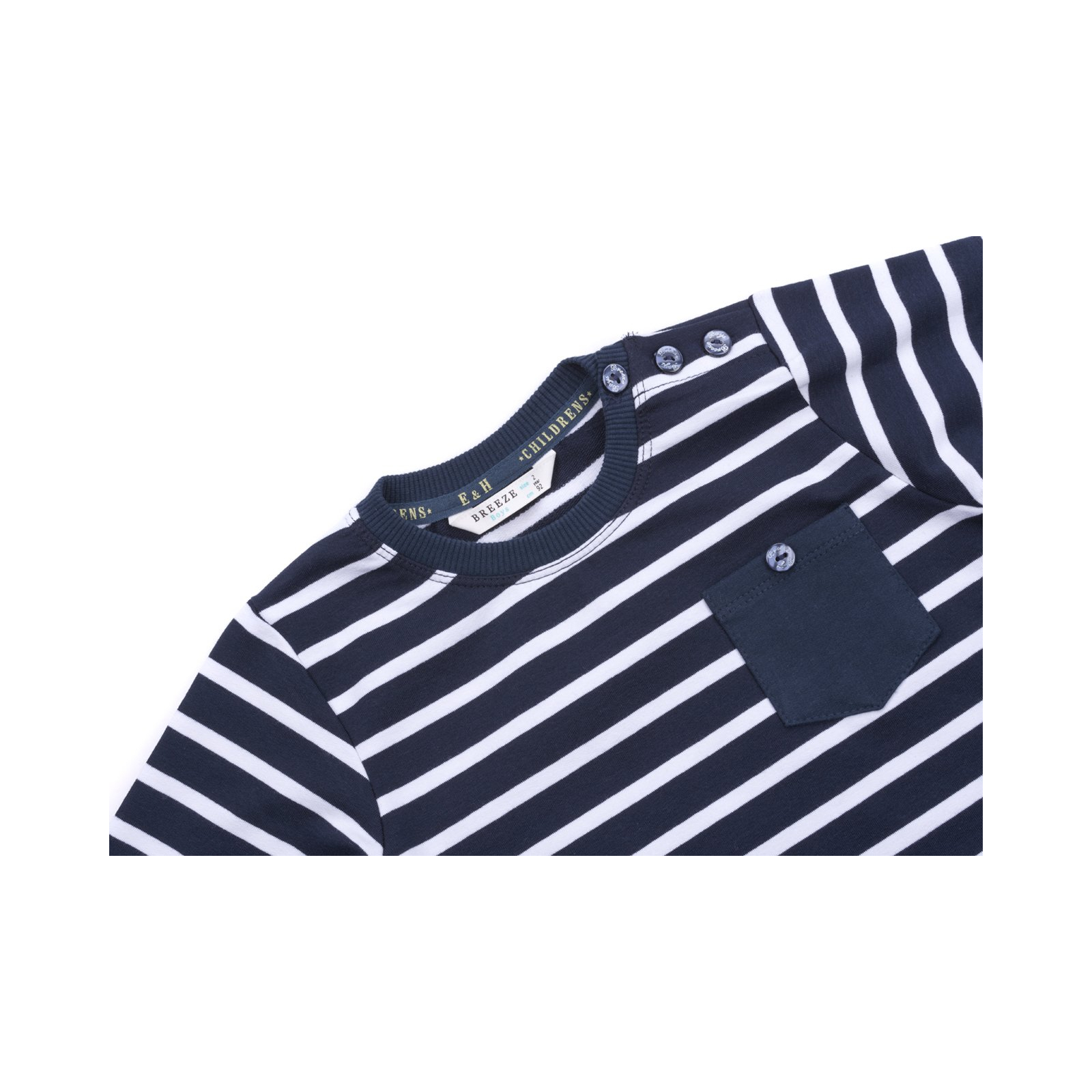 Набор детской одежды Breeze в полосочку и с карманчиком (8999-86B-darkblue) изображение 8
