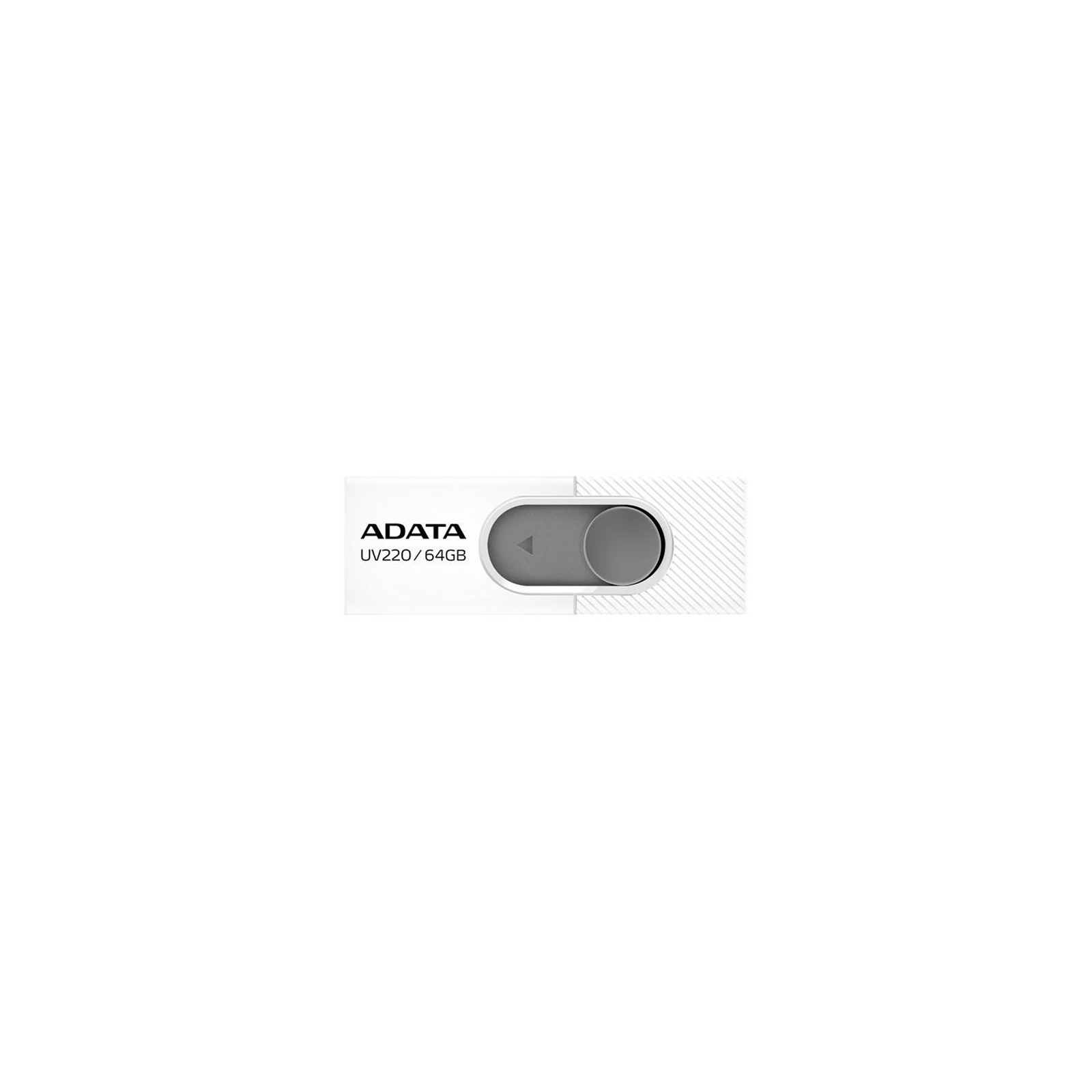 USB флеш накопичувач ADATA 64GB UV220 White/Gray USB 2.0 (AUV220-64G-RWHGY)