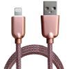 Дата кабель USB 2.0 AM to Lightning 1.0m 1.5A Rose Gold Grand-X (ML02RG) зображення 2