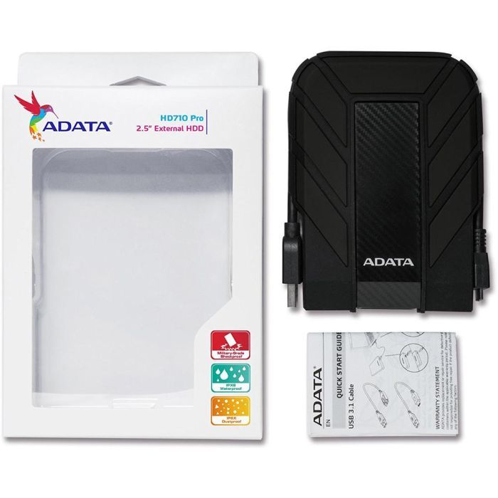 Зовнішній жорсткий диск 2.5" 1TB ADATA (AHD710P-1TU31-CBK) зображення 5