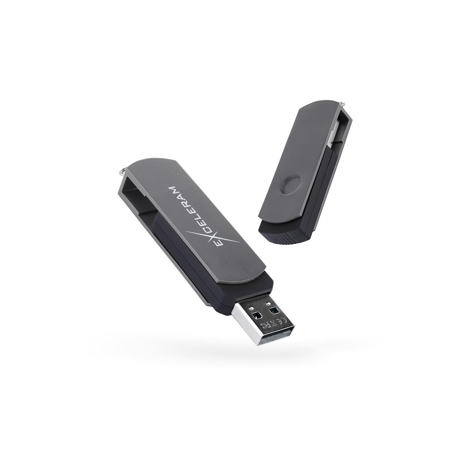 USB флеш накопичувач eXceleram 16GB P2 Series Gray/Black USB 2.0 (EXP2U2GB16)